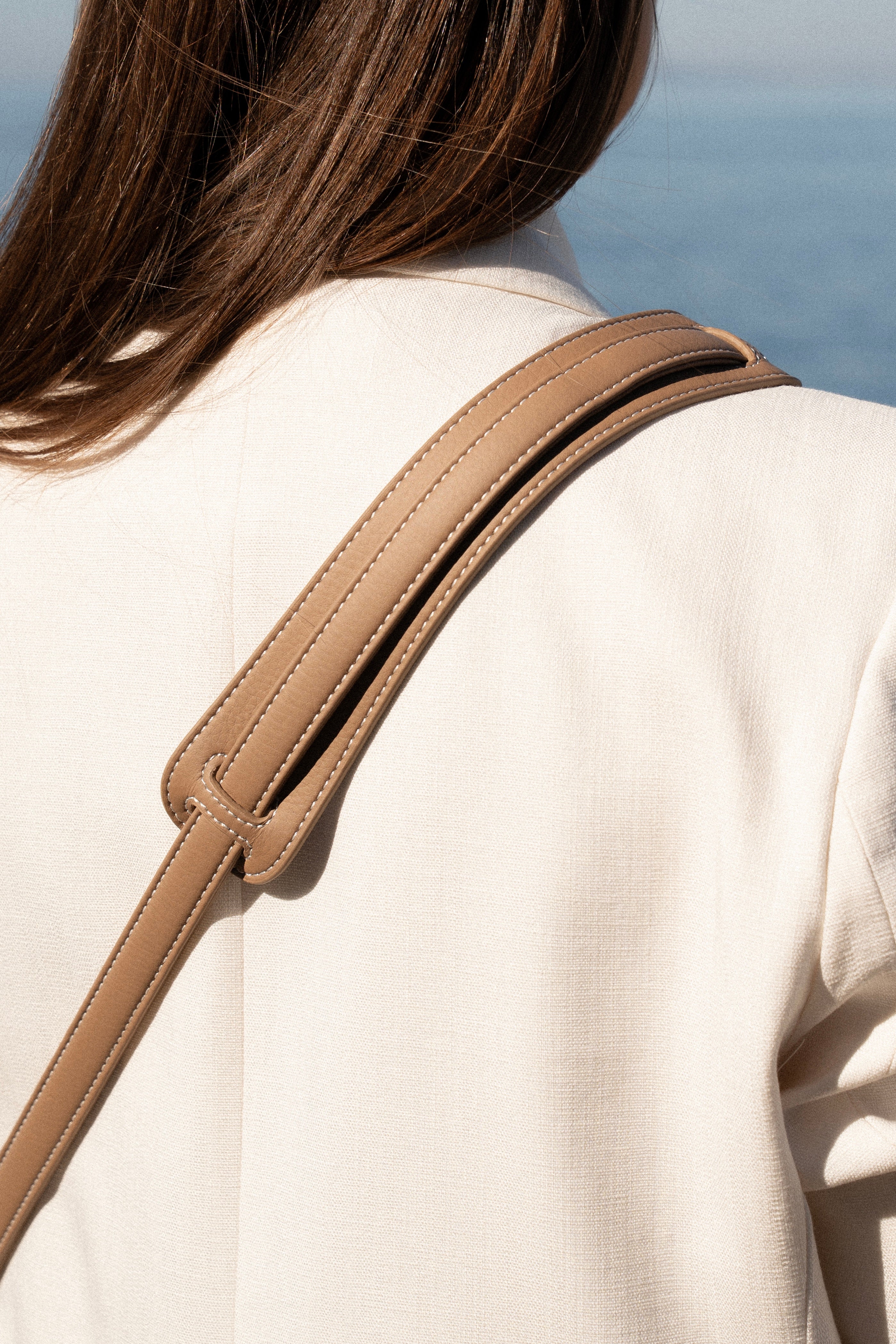 Laisse Multi-positions Beige