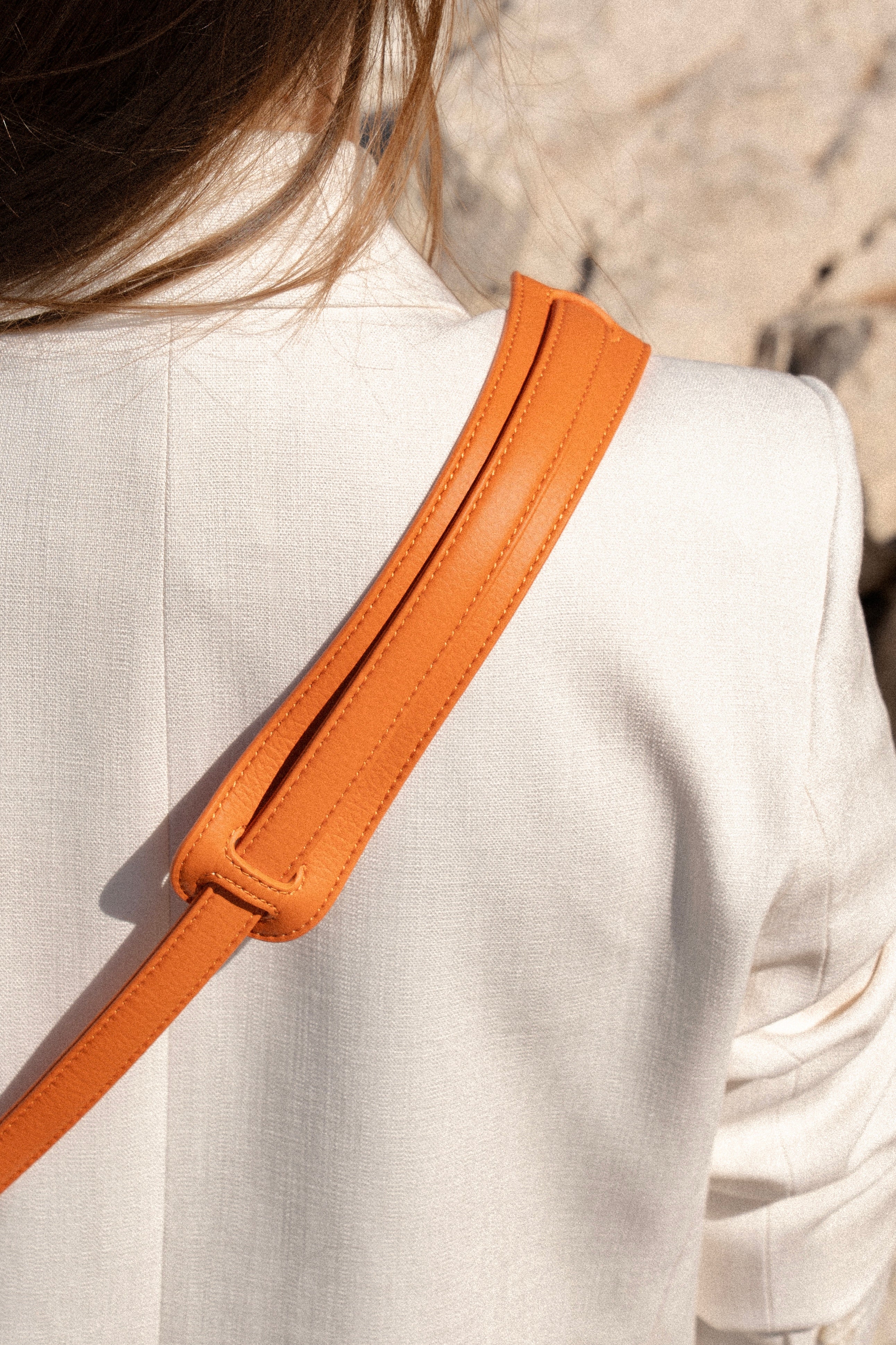 Laisse Multi-positions Orange